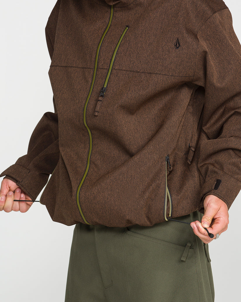 Chaqueta Top Stitch 10K - Brown Denim