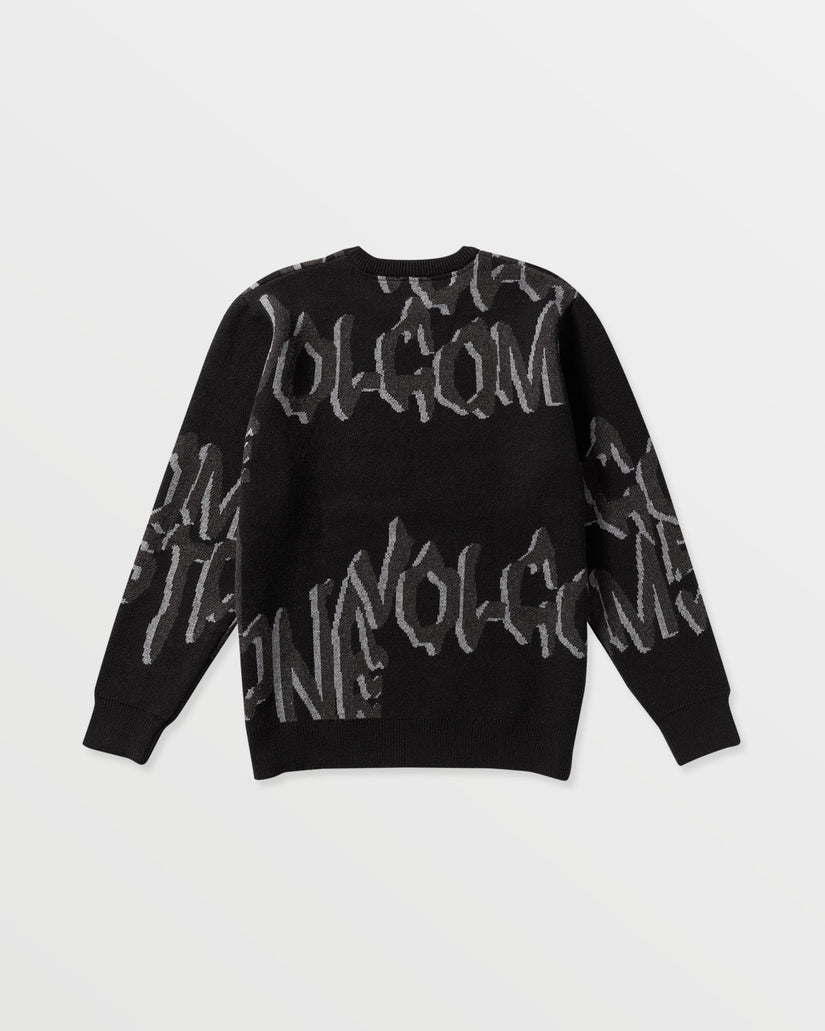 Jersey Stone Jacquard - Black