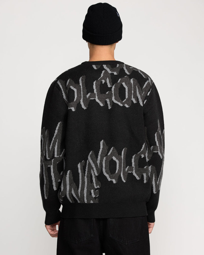 Jersey Stone Jacquard - Black