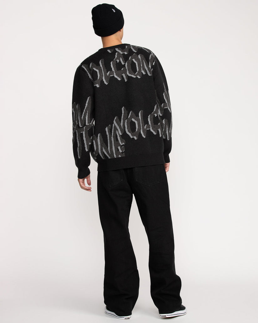 Jersey Stone Jacquard - Black