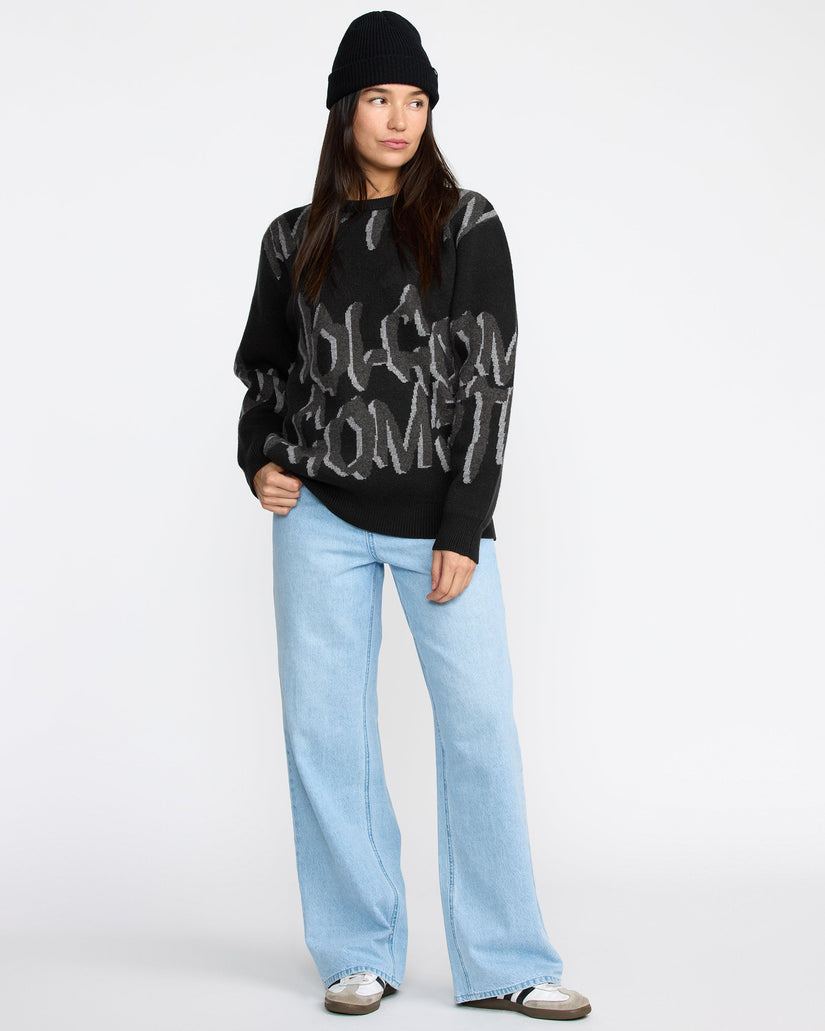 Jersey Stone Jacquard - Black