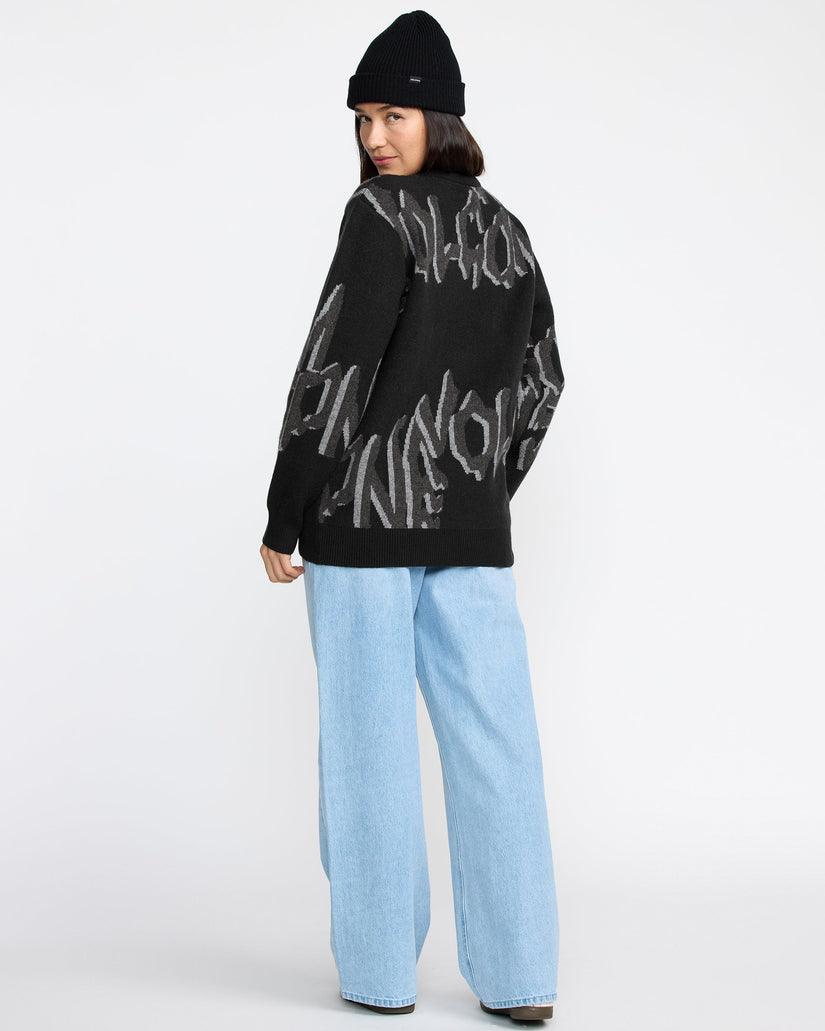 Jersey Stone Jacquard - Black