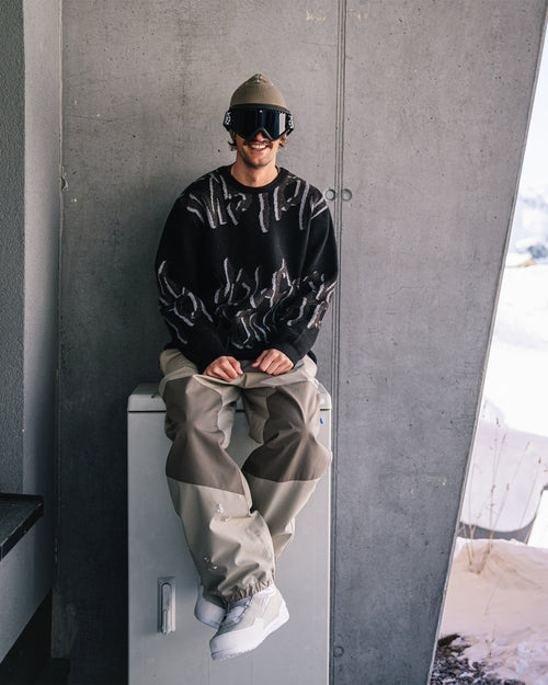 Jersey Stone Jacquard - Black