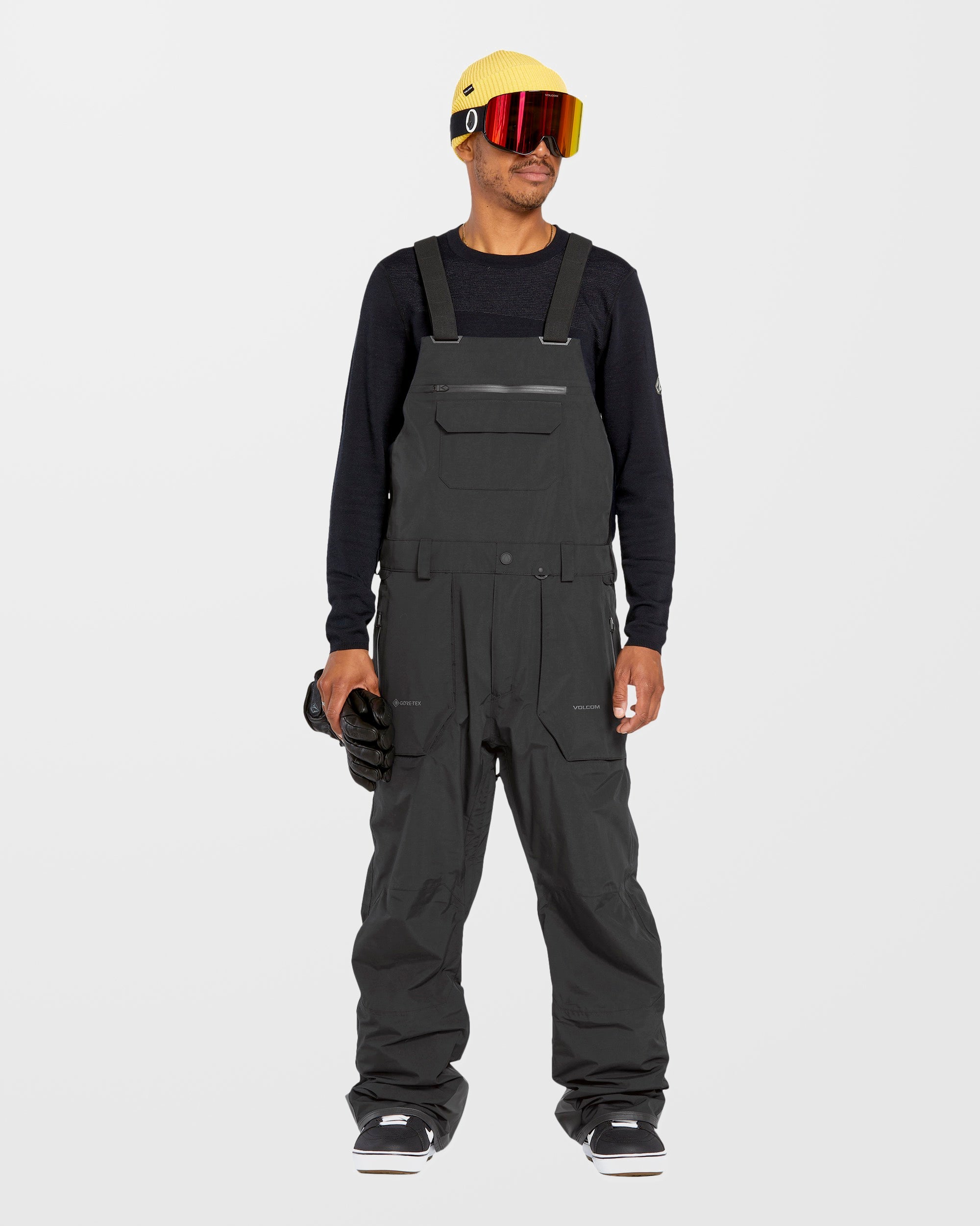 スノーボード VOLCOM Rain Gore-Tex Bib Overalls XL Peto Rain Gore-Tex Bib - Black - Hombre - Volcom España - 2 años