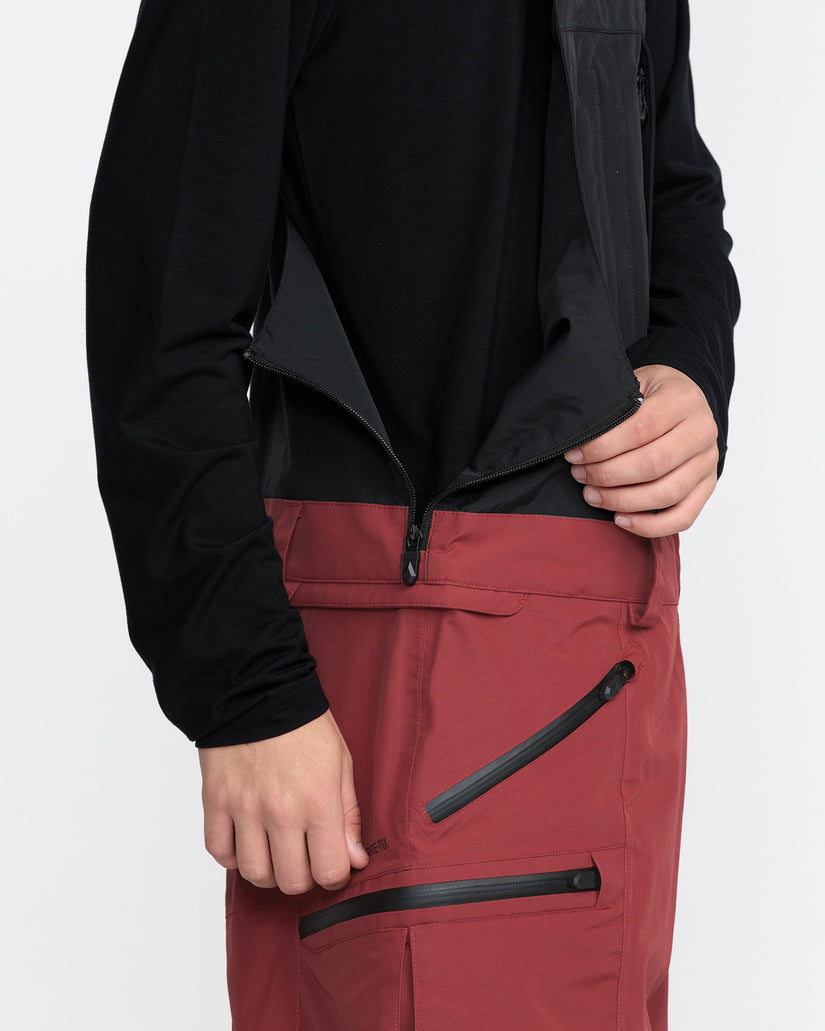 Peto de nieve Rain Gore-Tex - Burnt Red