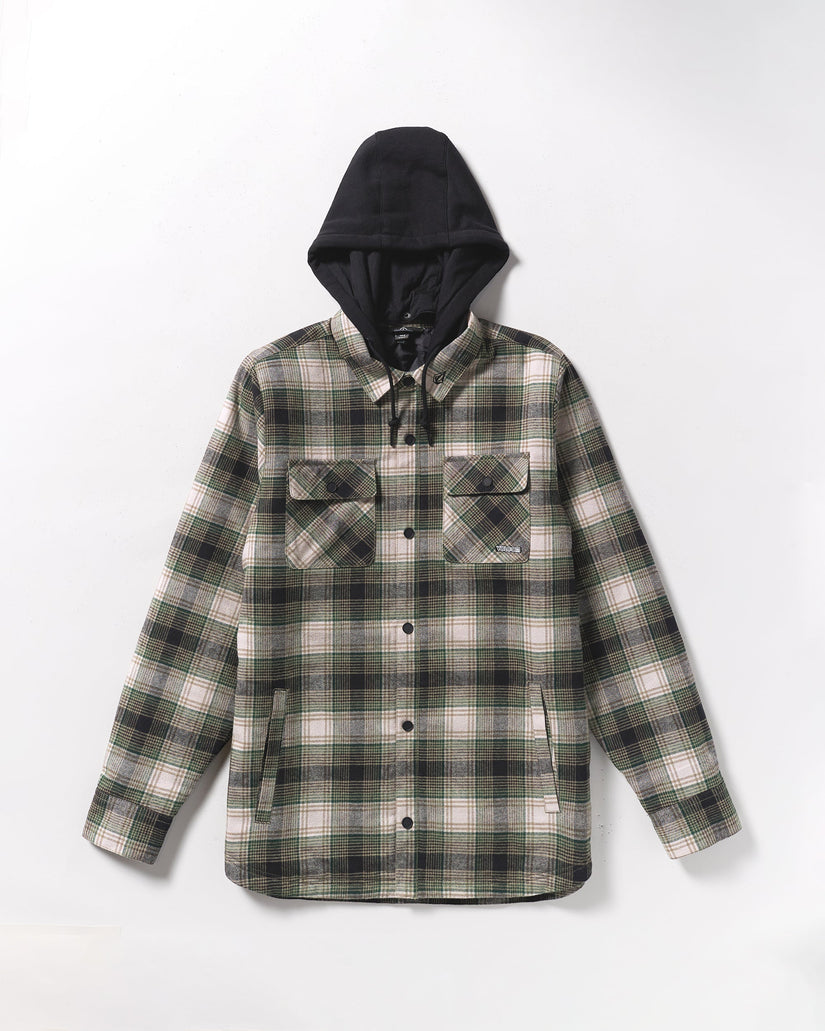 Chaqueta de franela Insulated Kenson - Black Green