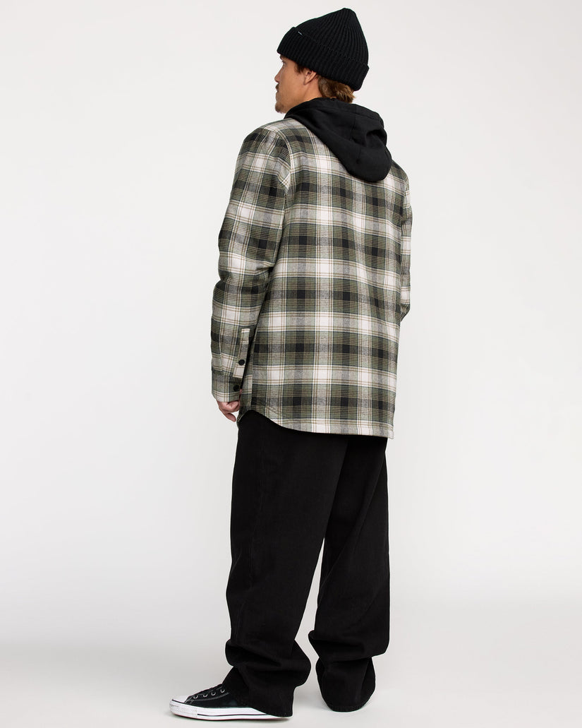 Chaqueta de franela Insulated Kenson - Black Green