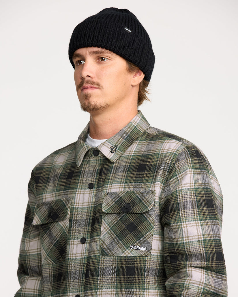 Chaqueta de franela Insulated Kenson - Black Green