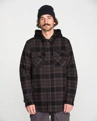 Chaqueta Enson Insulated Riding Flannel - Black