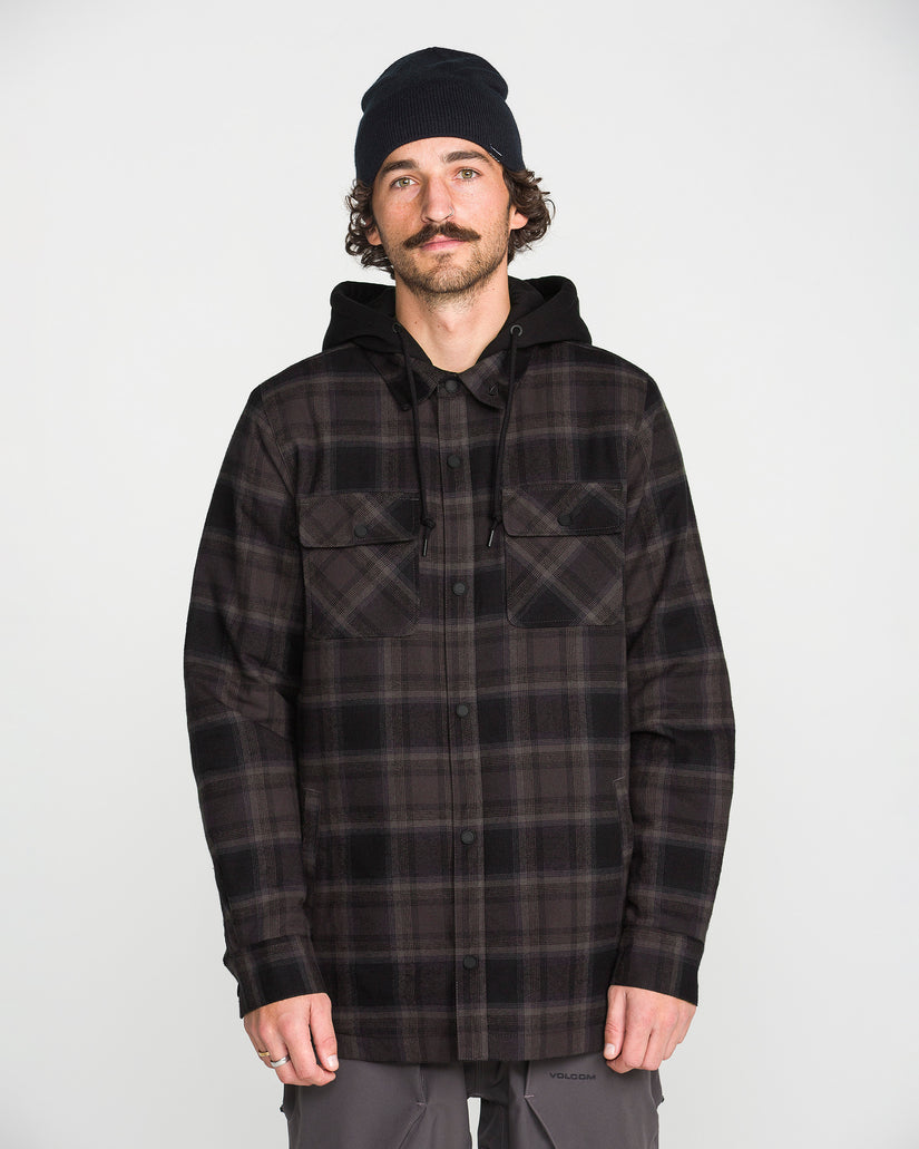 Chaqueta Enson Insulated Riding Flannel - Black