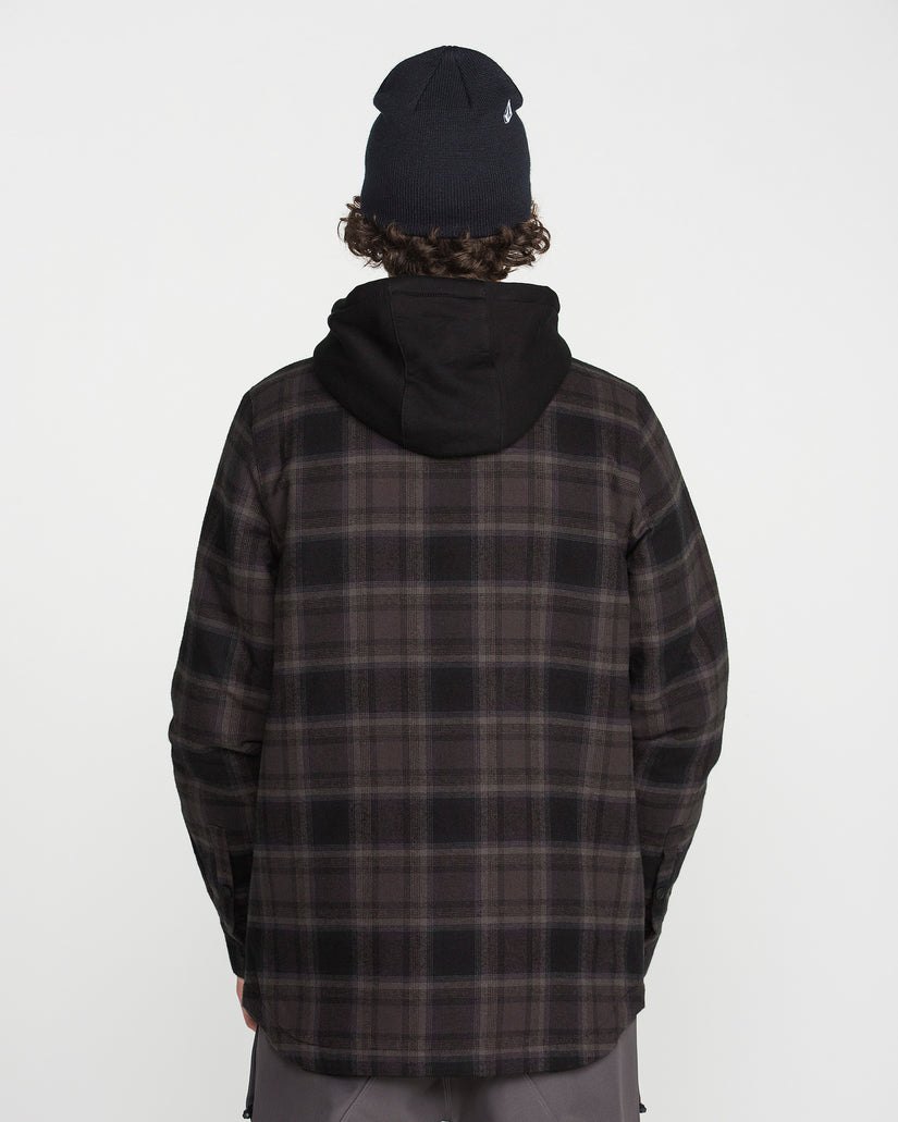 Chaqueta Enson Insulated Riding Flannel - Black
