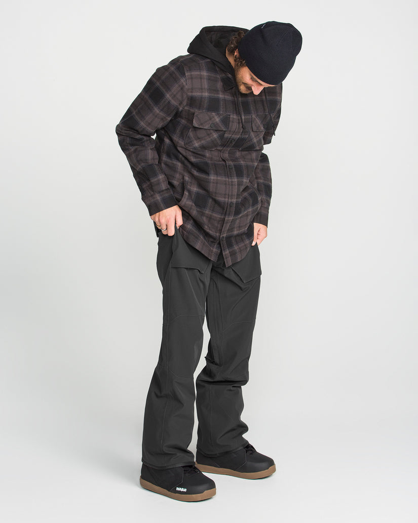 Chaqueta Enson Insulated Riding Flannel - Black