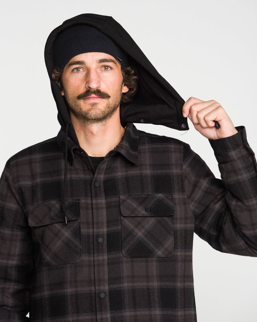 Chaqueta Enson Insulated Riding Flannel - Black