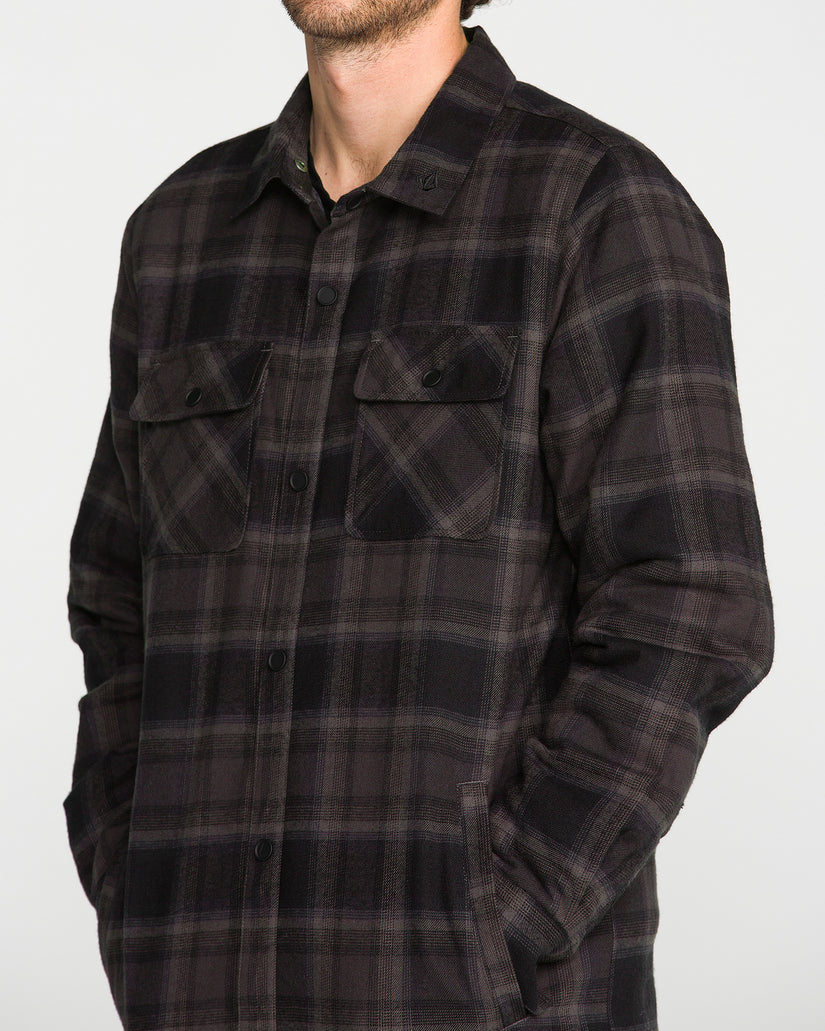 Chaqueta Enson Insulated Riding Flannel - Black