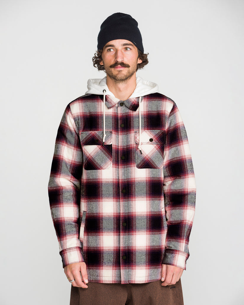 Chaqueta Enson Insulated Riding Flannel - Blue
