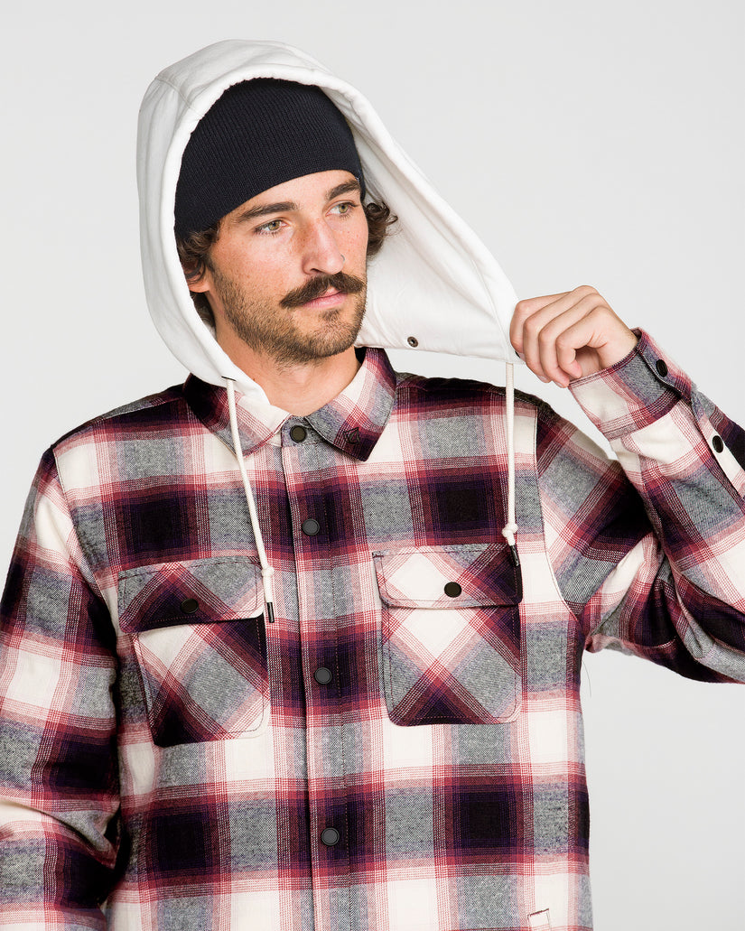 Chaqueta Enson Insulated Riding Flannel - Blue