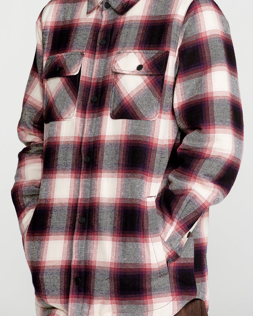 Chaqueta Enson Insulated Riding Flannel - Blue