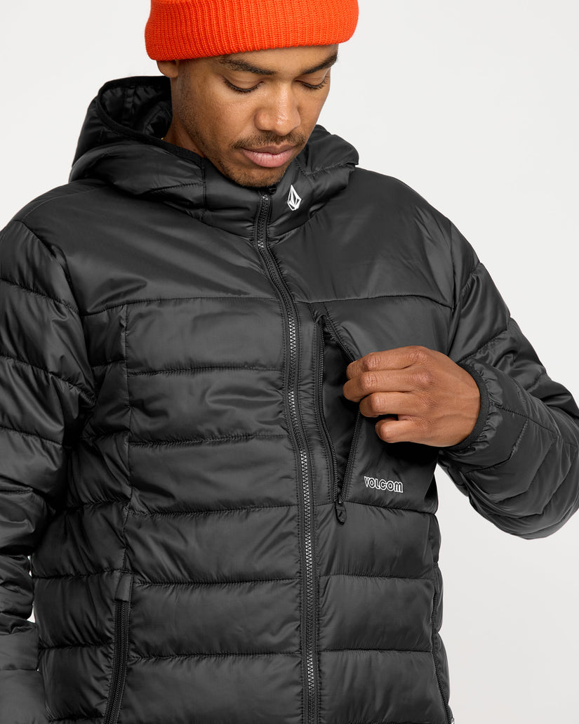Chaqueta con capucha Puff Puff - Black