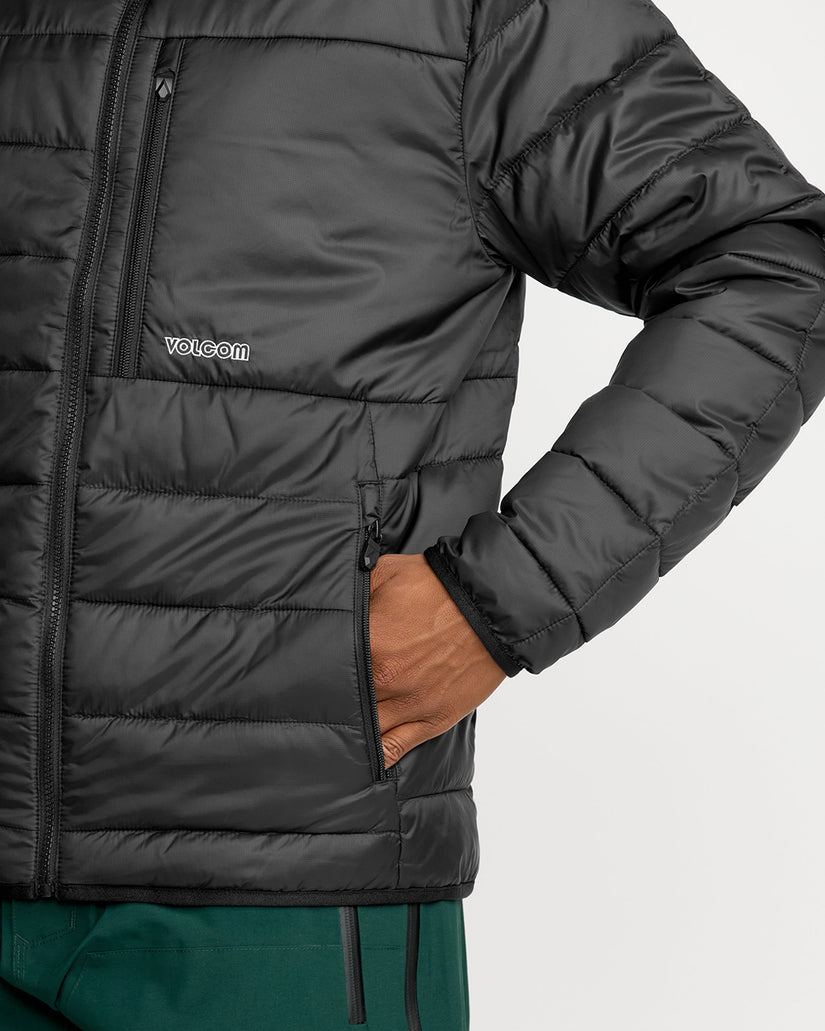 Chaqueta con capucha Puff Puff - Black