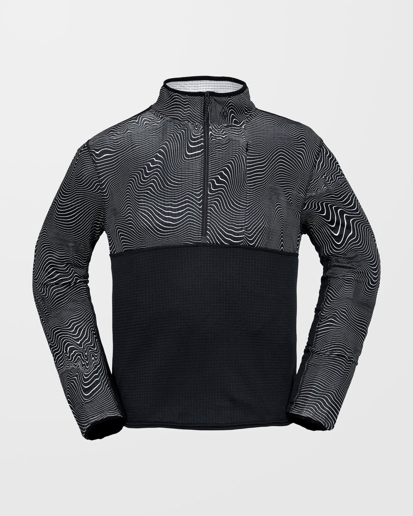 Sudadera capa intermedia de felpa Gridlock - Black Print