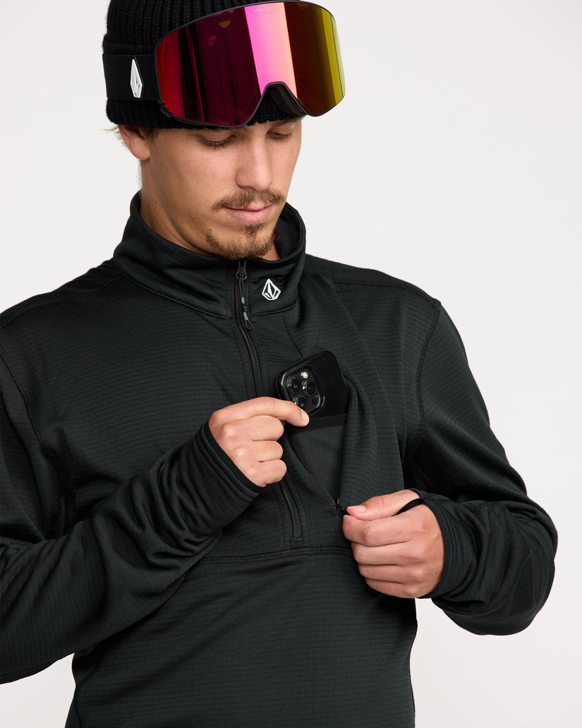 Sudadera de cuello alto Gridlock - Black