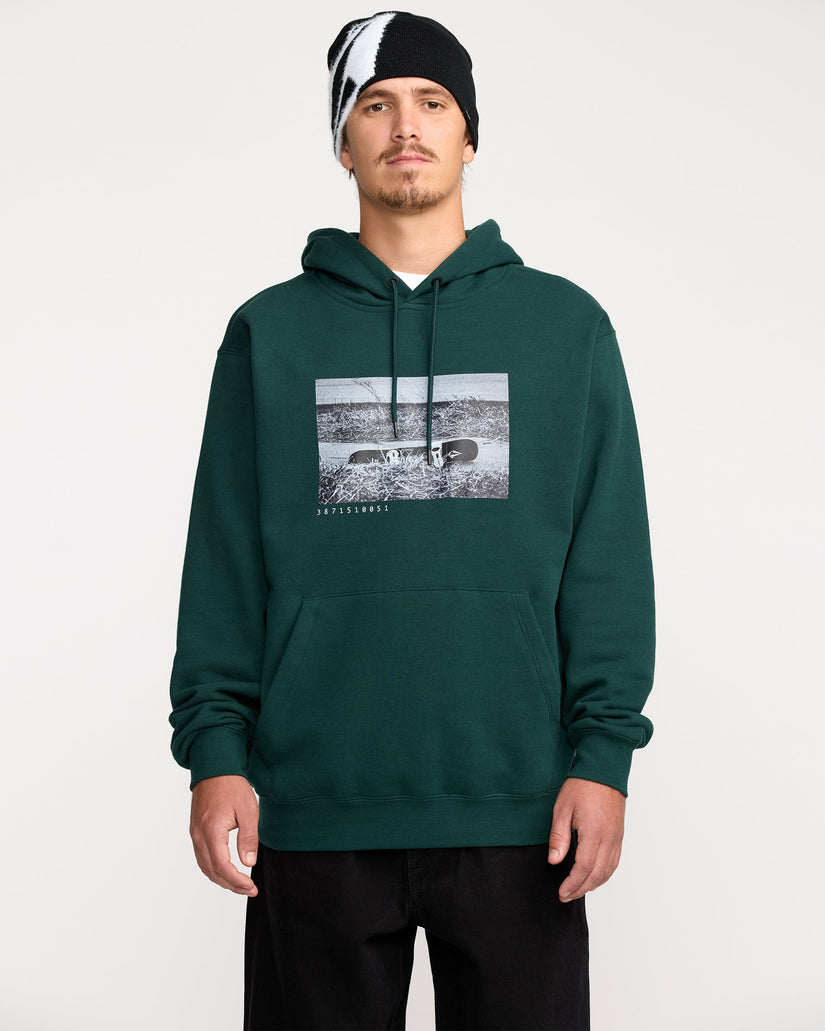 Sudadera con capucha Essential - Black Green