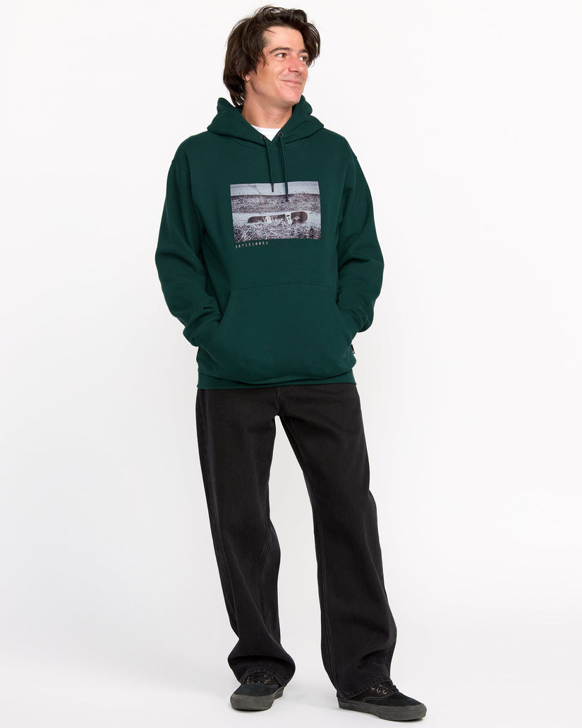 Sudadera con capucha Essential - Black Green
