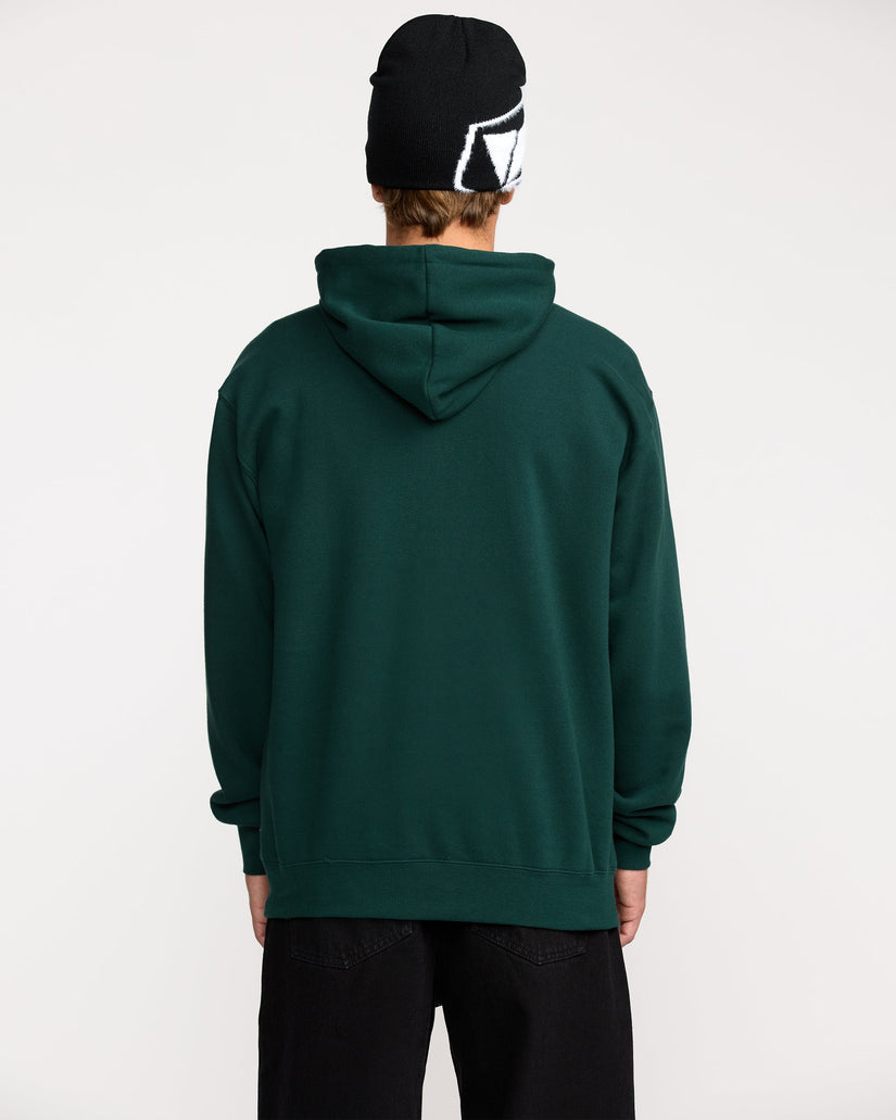 Sudadera con capucha Essential - Black Green