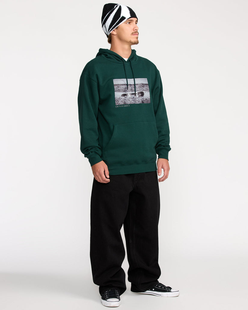 Sudadera con capucha Essential - Black Green