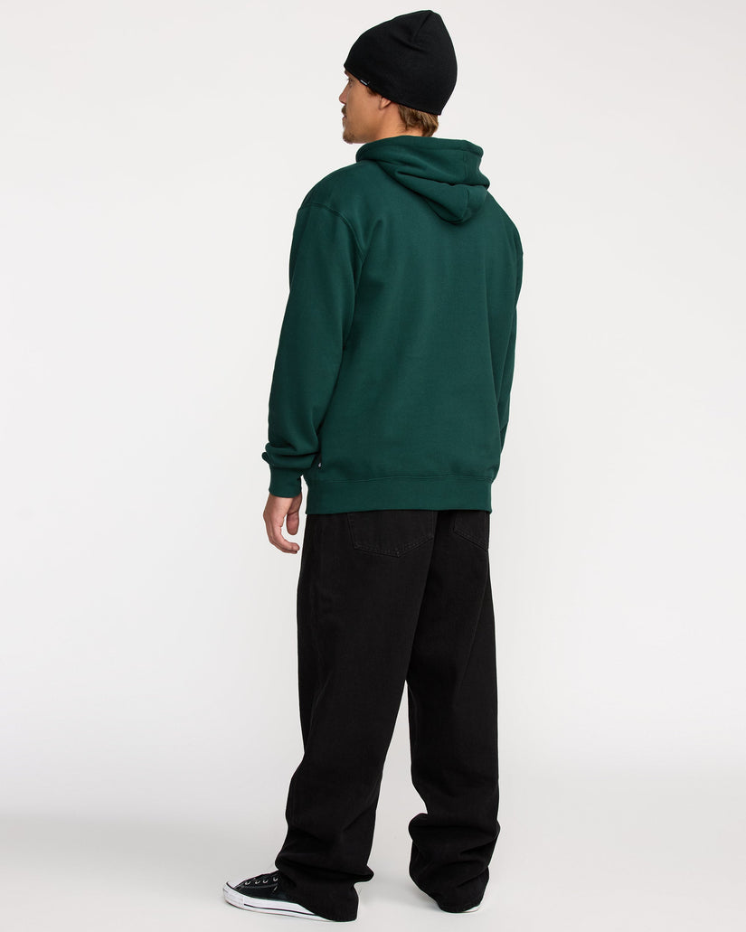 Sudadera con capucha Essential - Black Green