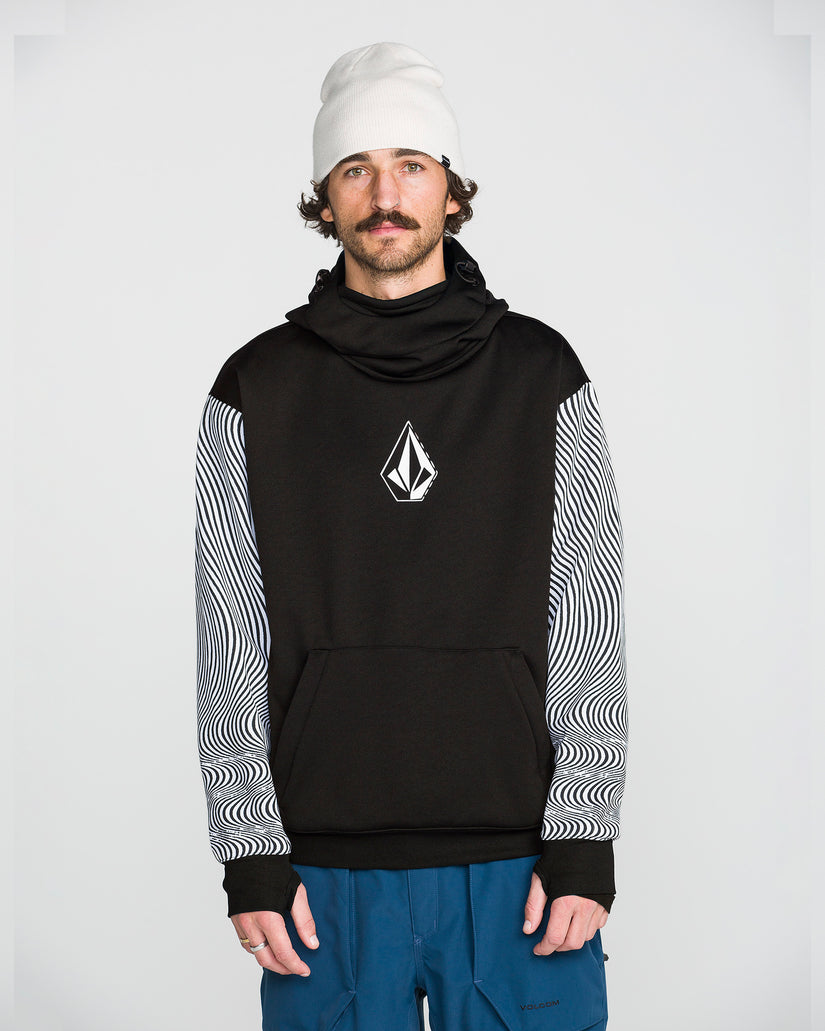 Sudadera con capucha Hydro Riding - Black/White