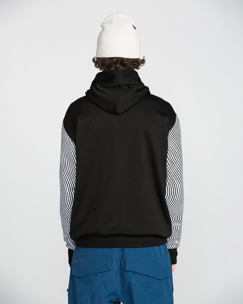 Sudadera con capucha Hydro Riding - Black/White
