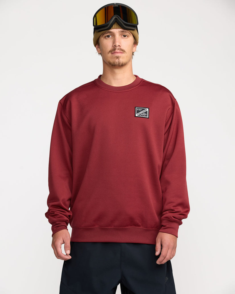 Sudadera Hydro Fleece - Burnt Red