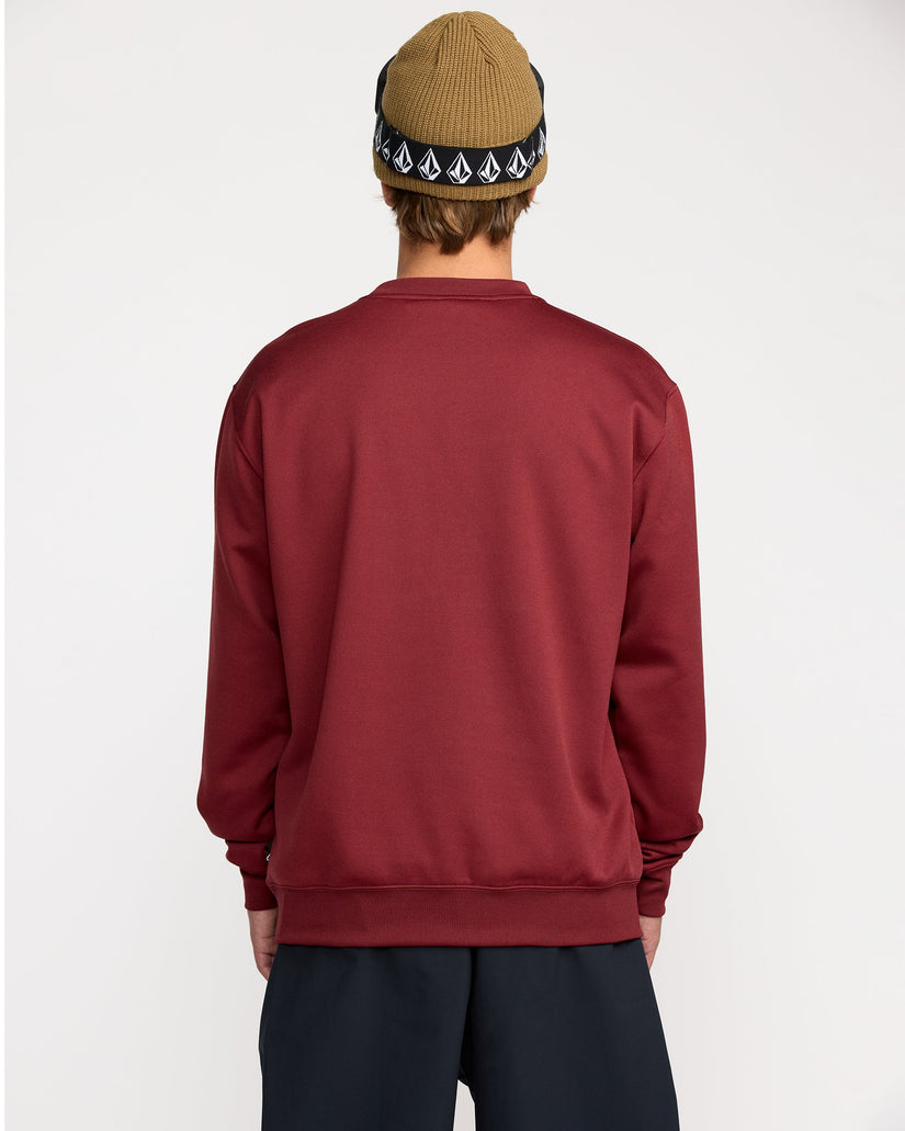 Sudadera Hydro Fleece - Burnt Red