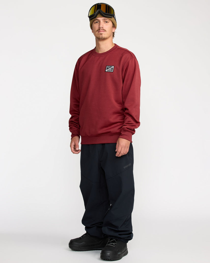 Sudadera Hydro Fleece - Burnt Red
