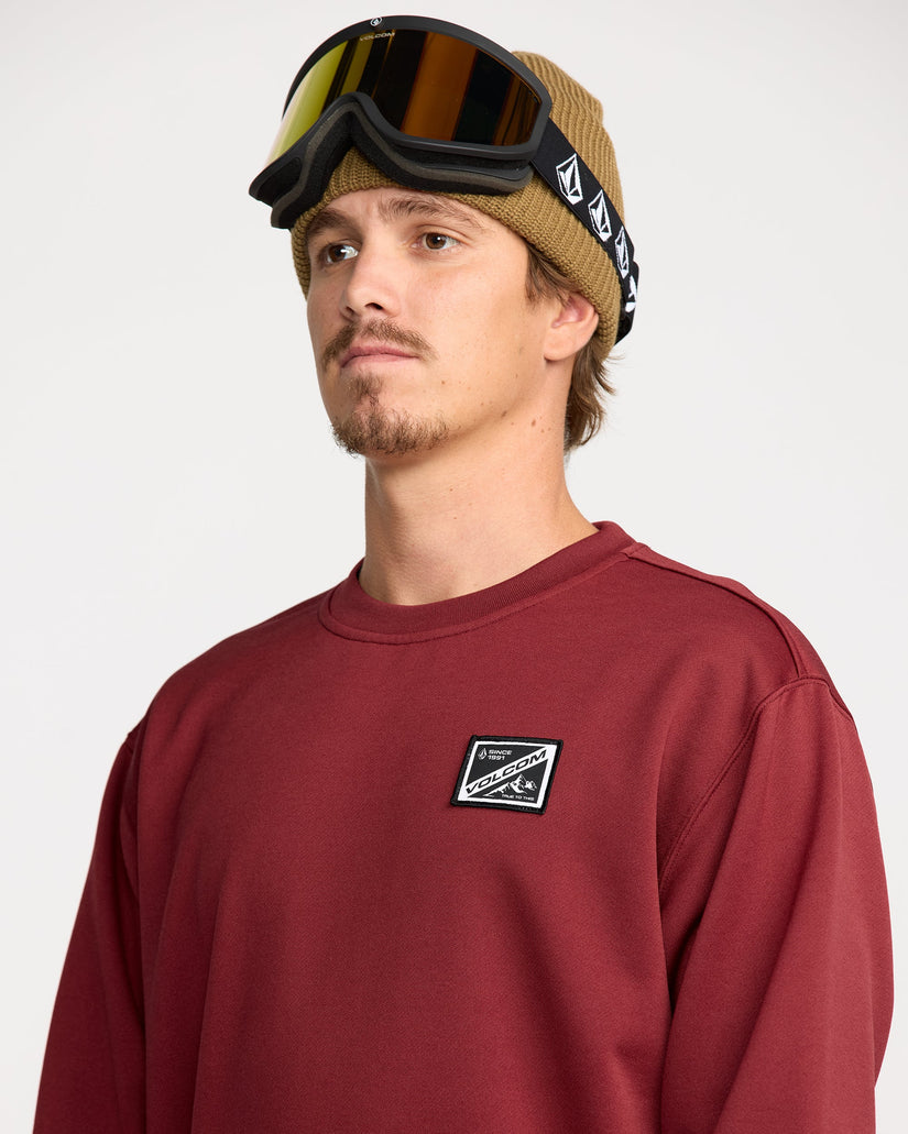Sudadera Hydro Fleece - Burnt Red