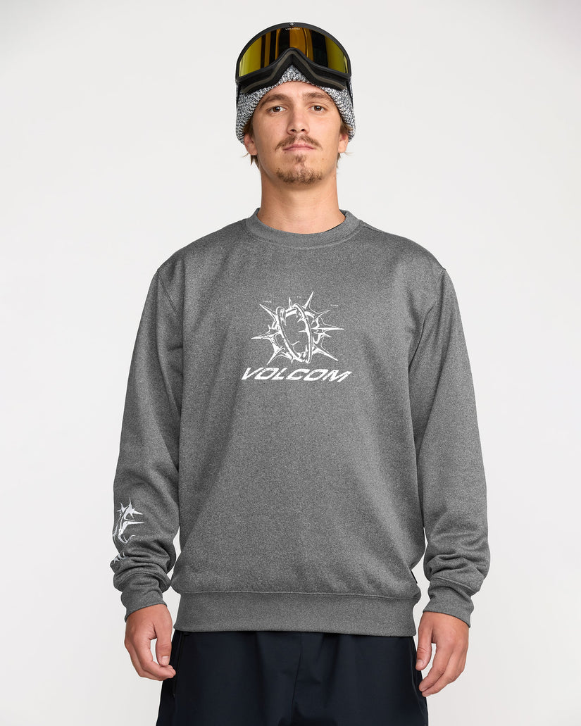 Sudadera Hydro Fleece - Heather Black