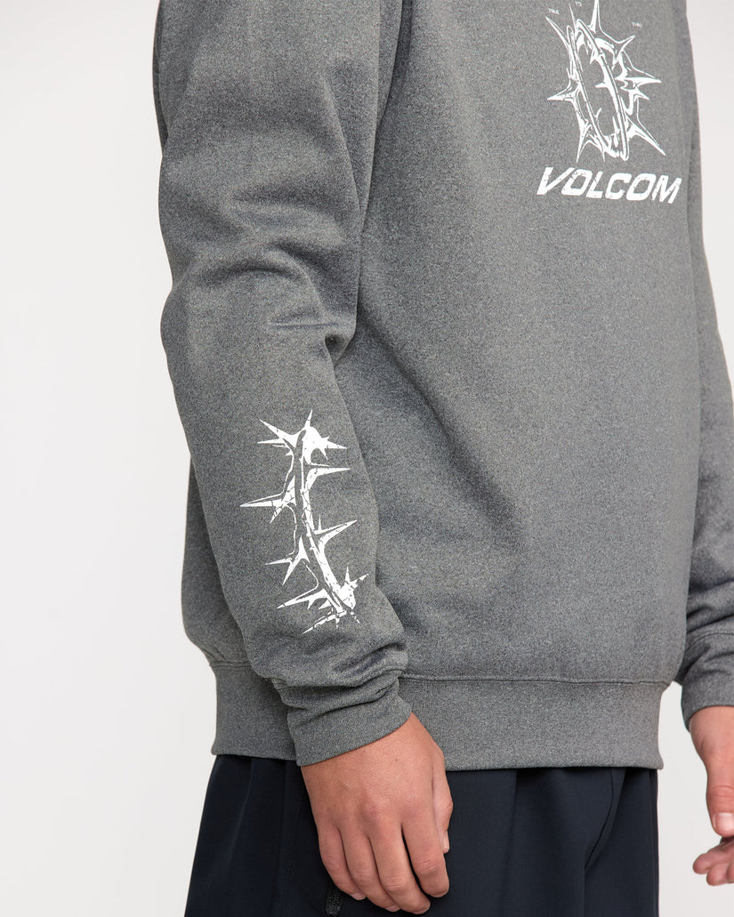 Sudadera Hydro Fleece - Heather Black