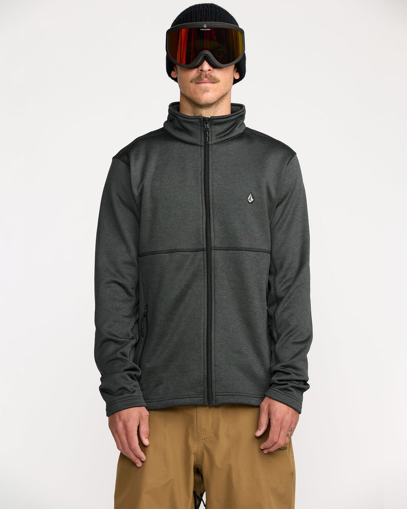 Sudadera polar con cremallera Snowbound - Black