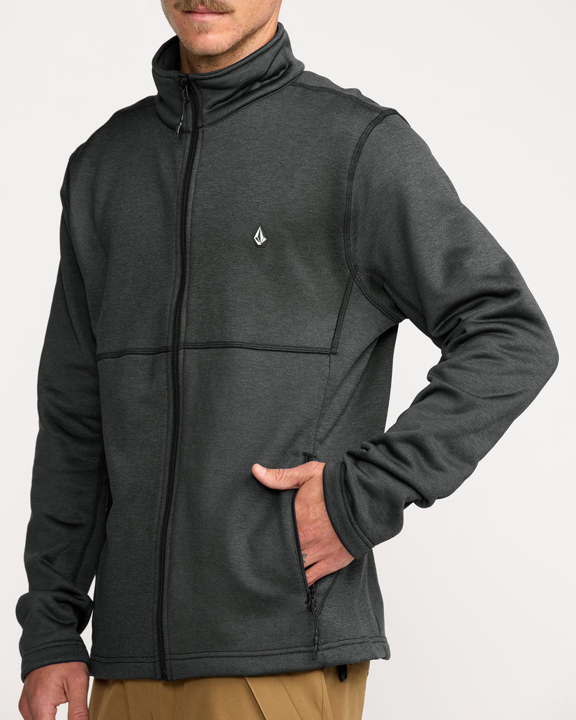 Sudadera polar con cremallera Snowbound - Black