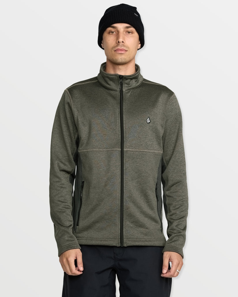 Sudadera polar con cremallera Snowbound - Military