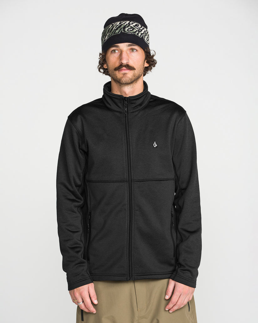 Sudadera polar con cremallera Snowbound - Black