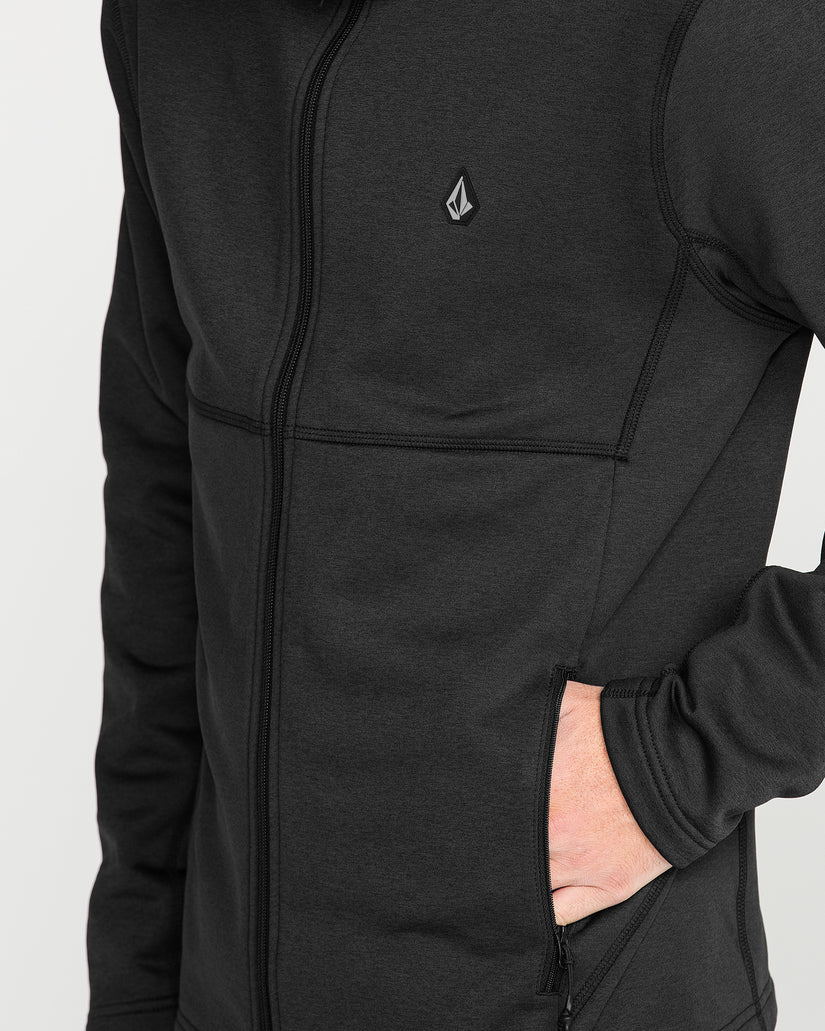 Sudadera polar con cremallera Snowbound - Black