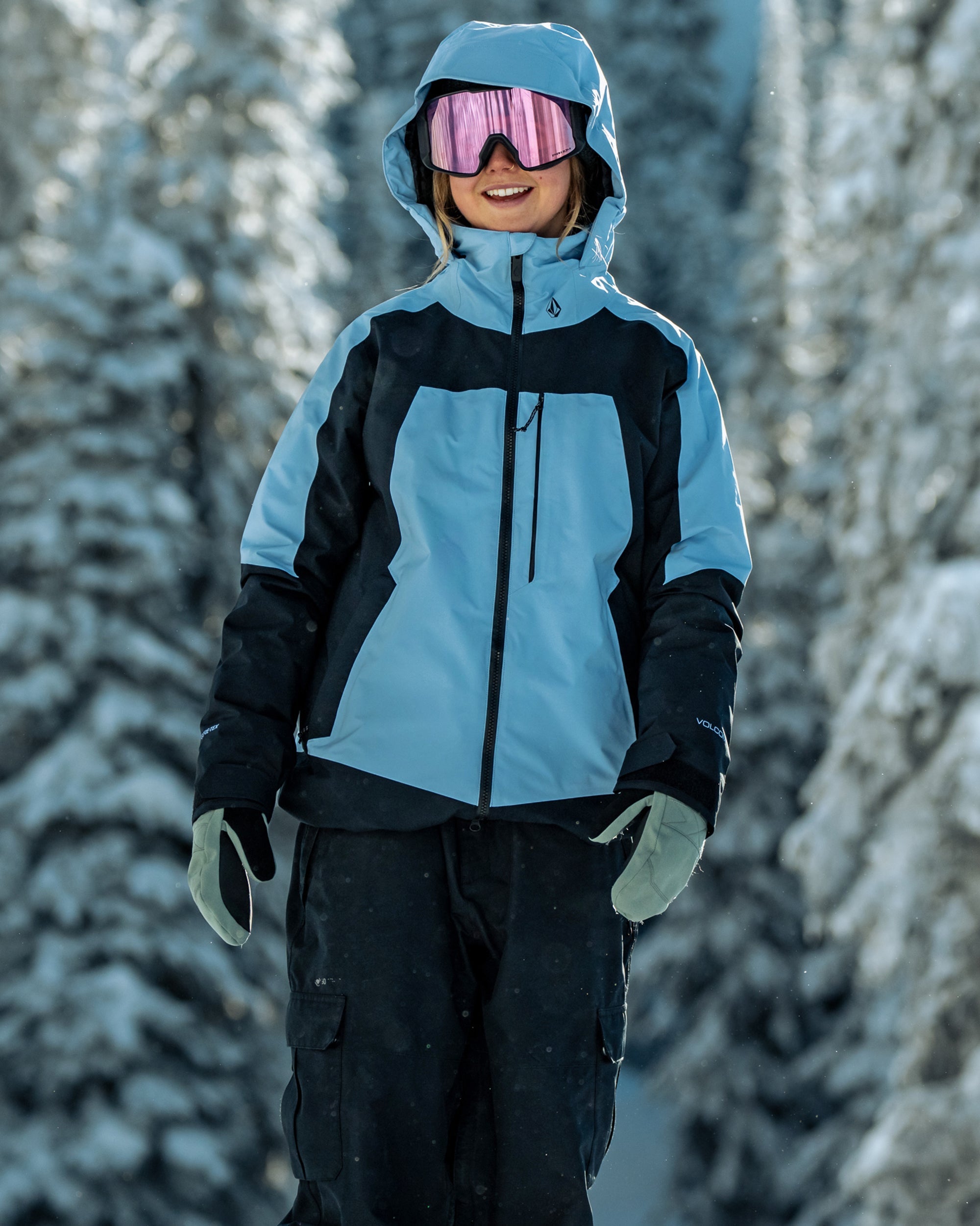 Chaqueta 3D Stretch Gore-Tex - Crystal Blue - Mujer - Volcom