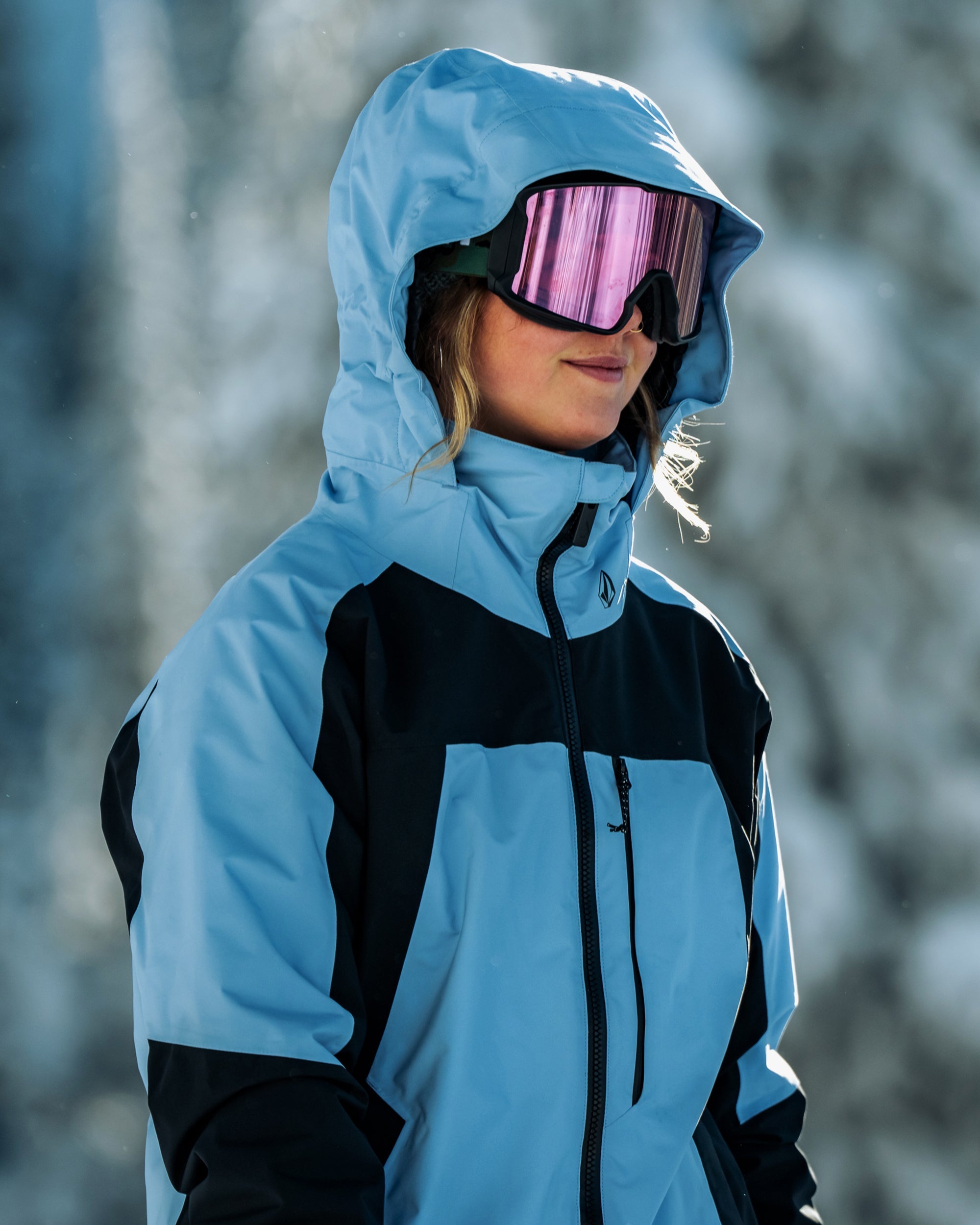 Chaqueta 3D Stretch Gore-Tex - Crystal Blue - Mujer - Volcom