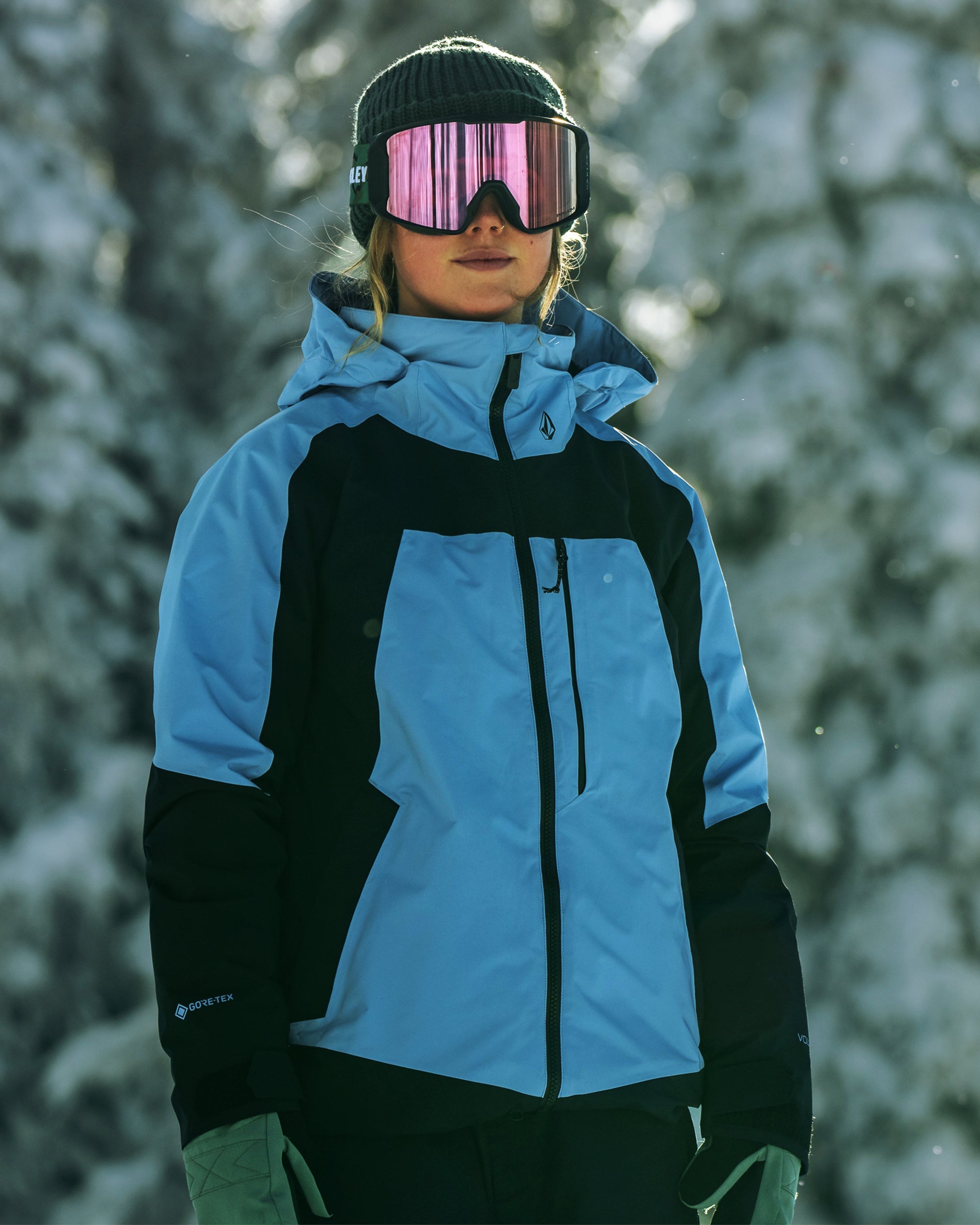 Chaqueta 3D Stretch Gore-Tex - Crystal Blue - Mujer - Volcom