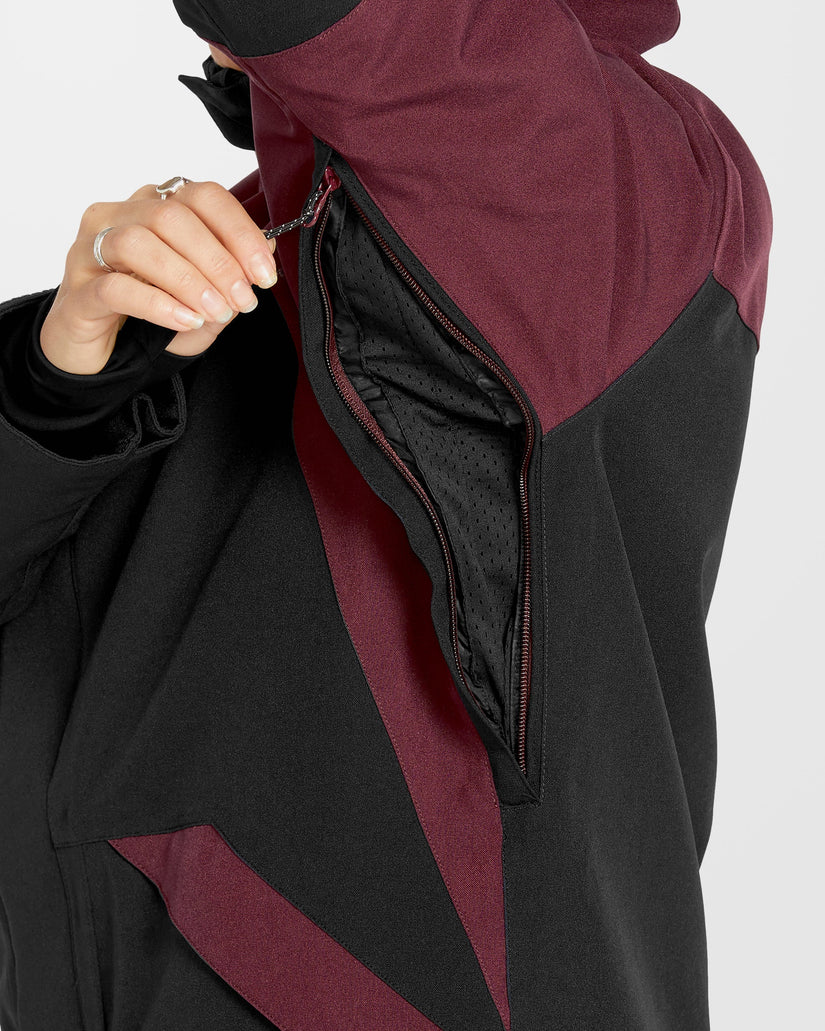 Chaqueta Shelter 3D Stretch - Burgundy