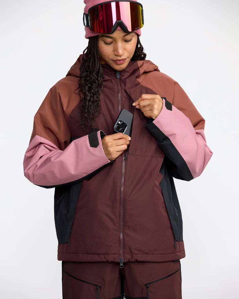 Chaqueta Insulated Agate - Oxblood