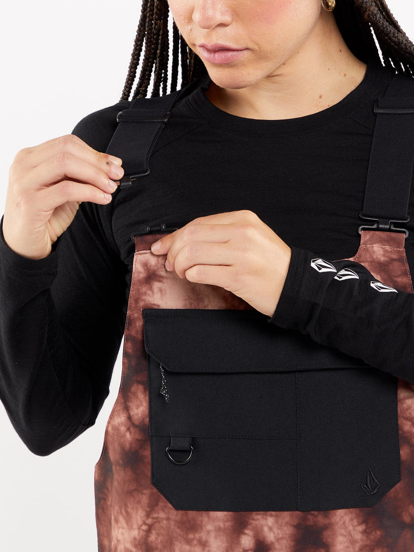 Peto Creston 3Dstretch Bib - PINK SALT WASH