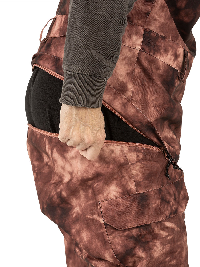 Peto Creston 3Dstretch Bib - PINK SALT WASH